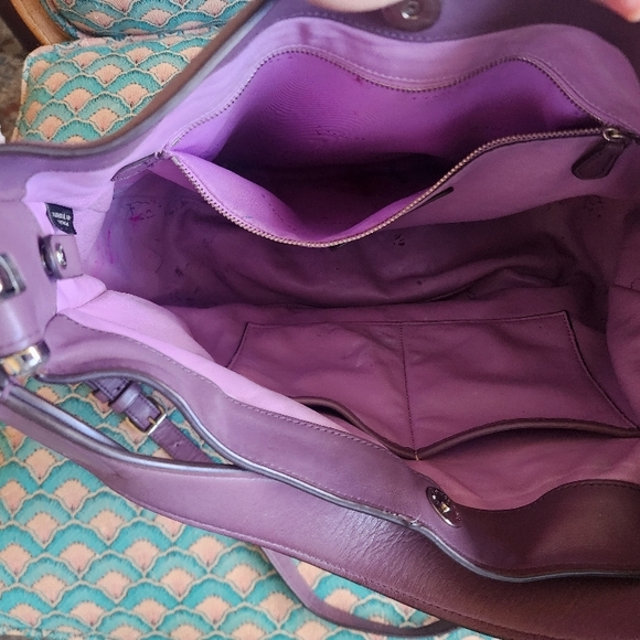 Coach Hobo Purple Women's Bag - Picture 8 of 9